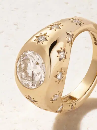 Marlo Laz Disco 14-karat Gold Diamond Ring | Thumbnail 4 Marlo Laz Disco 14-karat Gold Diamond Ring | Thumbnail 4