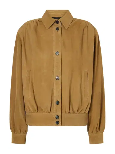 Saint Laurent Suede Blouson Jacket | Thumbnail 1 Saint Laurent Suede Blouson Jacket | Thumbnail 1