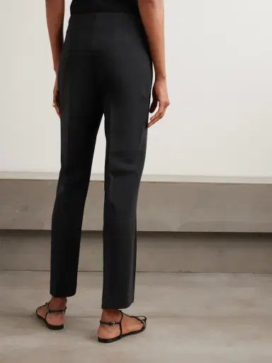 RÓHE Pintucked Grain De Poudre Skinny Pants | Thumbnail 4 RÓHE Pintucked Grain De Poudre Skinny Pants | Thumbnail 4