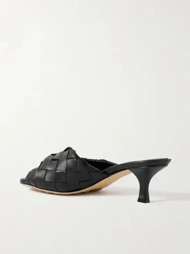 Bottega Veneta Blink Twisted Intrecciato Leather Mules | Thumbnail 3 Bottega Veneta Blink Twisted Intrecciato Leather Mules | Thumbnail 3