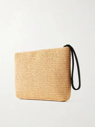 Givenchy Logo Raffia Clutch | Thumbnail 4 Givenchy Logo Raffia Clutch | Thumbnail 4