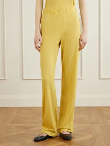 ÉTERNE Lounge Cotton And Modal-blend Jersey Straight-leg Pants | Thumbnail 3 ÉTERNE Lounge Cotton And Modal-blend Jersey Straight-leg Pants | Thumbnail 3