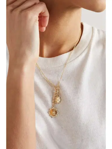 Foundrae True Love And Spark 18-karat Gold Diamond Necklace | Thumbnail 5 Foundrae True Love And Spark 18-karat Gold Diamond Necklace | Thumbnail 5
