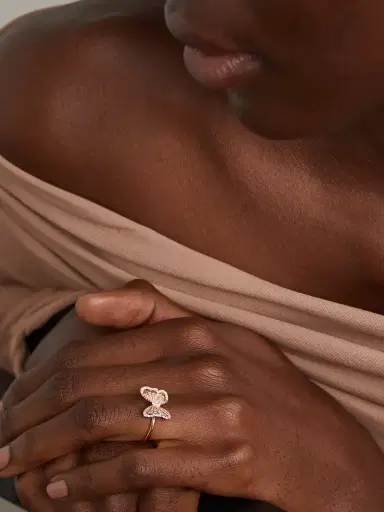 De Beers London Portraits Of Nature Butterfly 18-karat Rose Gold Diamond Ring | Thumbnail 2 De Beers London Portraits Of Nature Butterfly 18-karat Rose Gold Diamond Ring | Thumbnail 2