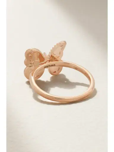 De Beers London Portraits Of Nature Butterfly 18-karat Rose Gold Diamond Ring | Thumbnail 3 De Beers London Portraits Of Nature Butterfly 18-karat Rose Gold Diamond Ring | Thumbnail 3