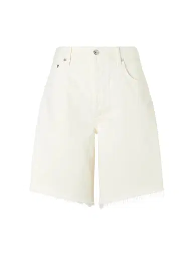 Citizens of Humanity Ayla Frayed Denim Shorts | Thumbnail 1 Citizens of Humanity Ayla Frayed Denim Shorts | Thumbnail 1