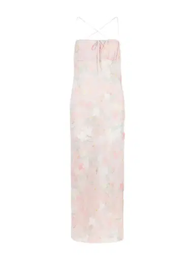 BERNADETTE Riri Floral-print Silk-satin Midi Dress | Thumbnail 1 BERNADETTE Riri Floral-print Silk-satin Midi Dress | Thumbnail 1