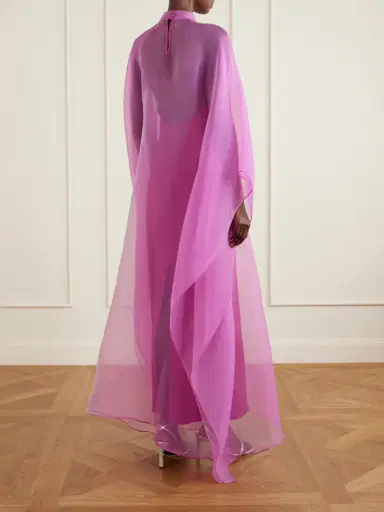 Taller Marmo Sphinx Organza Turtleneck Gown | Thumbnail 3 Taller Marmo Sphinx Organza Turtleneck Gown | Thumbnail 3