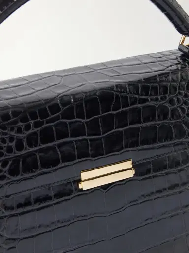 TOTEME Clip Croc-effect Leather Shoulder Bag | Thumbnail 5 TOTEME Clip Croc-effect Leather Shoulder Bag | Thumbnail 5