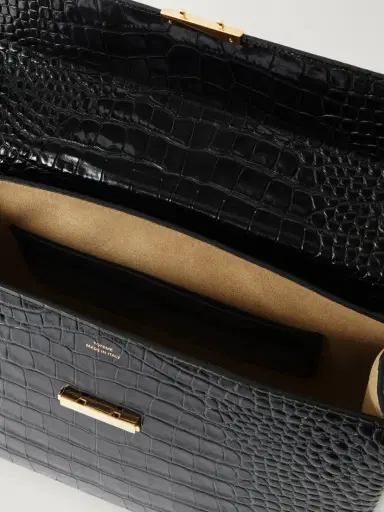 TOTEME Clip Croc-effect Leather Shoulder Bag | Thumbnail 6 TOTEME Clip Croc-effect Leather Shoulder Bag | Thumbnail 6