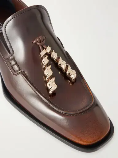 Loewe Embellished Leather Loafers | Thumbnail 5 Loewe Embellished Leather Loafers | Thumbnail 5