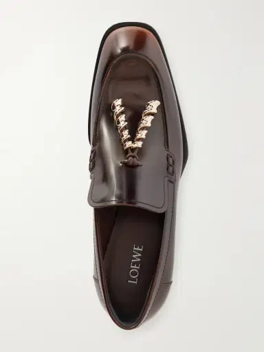 Loewe Embellished Leather Loafers | Thumbnail 6 Loewe Embellished Leather Loafers | Thumbnail 6