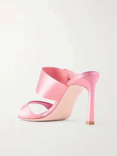 Roger Vivier Trompette 85 Crystal-embellished Satin Mules | Thumbnail 3 Roger Vivier Trompette 85 Crystal-embellished Satin Mules | Thumbnail 3