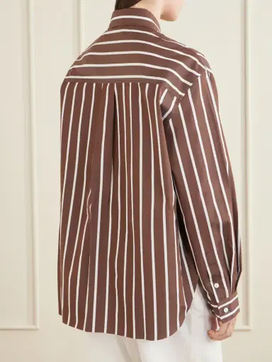Matteau Striped Organic Cotton-poplin Shirt | Thumbnail 4 Matteau Striped Organic Cotton-poplin Shirt | Thumbnail 4