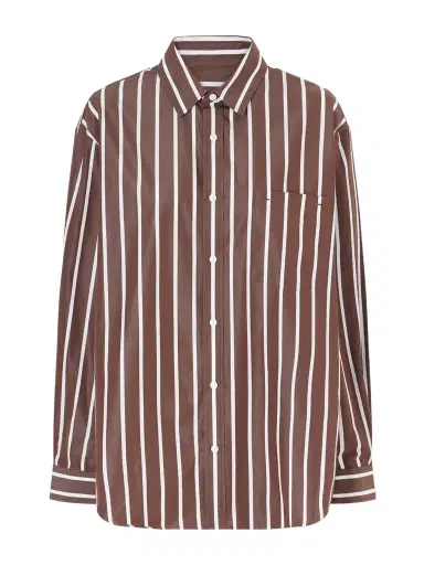 Matteau Striped Organic Cotton-poplin Shirt | Thumbnail 1 Matteau Striped Organic Cotton-poplin Shirt | Thumbnail 1