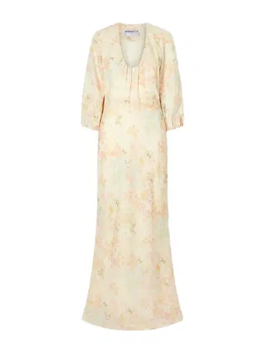 BERNADETTE Beau Floral-print Linen Maxi Dress | Thumbnail 1 BERNADETTE Beau Floral-print Linen Maxi Dress | Thumbnail 1