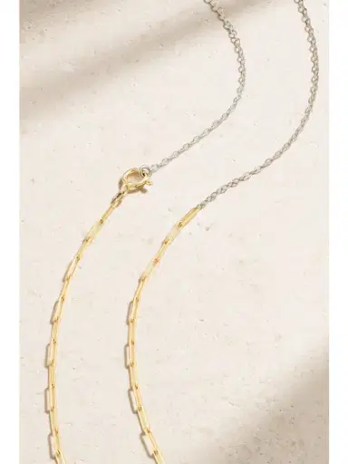 Yvonne Léon 18-karat White And Yellow Gold Necklace | Thumbnail 3 Yvonne Léon 18-karat White And Yellow Gold Necklace | Thumbnail 3