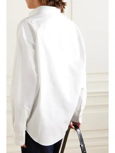 AMI PARIS Adc Embroidered Cotton Oxford Shirt | Thumbnail 4 AMI PARIS Adc Embroidered Cotton Oxford Shirt | Thumbnail 4