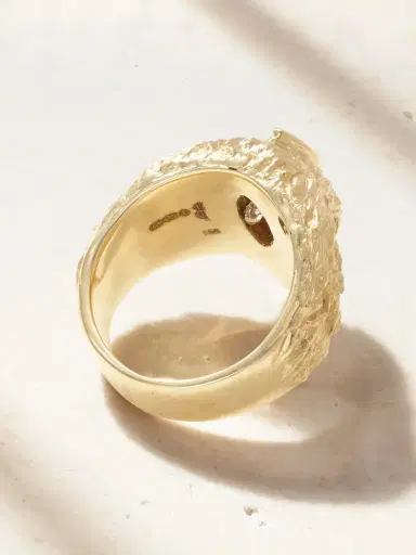 Jacquie Aiche 14-karat Gold Diamond Ring | Thumbnail 3 Jacquie Aiche 14-karat Gold Diamond Ring | Thumbnail 3