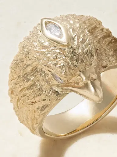 Jacquie Aiche 14-karat Gold Diamond Ring | Thumbnail 4 Jacquie Aiche 14-karat Gold Diamond Ring | Thumbnail 4