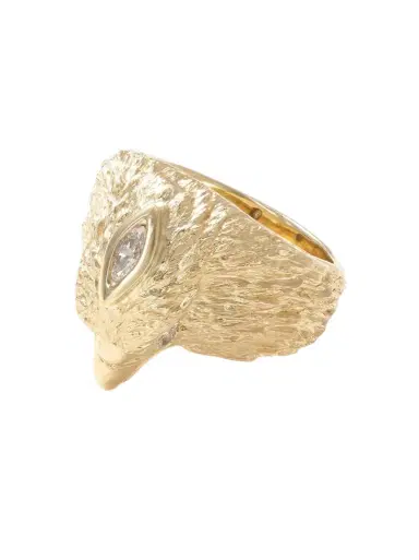 Jacquie Aiche 14-karat Gold Diamond Ring | Thumbnail 1 Jacquie Aiche 14-karat Gold Diamond Ring | Thumbnail 1