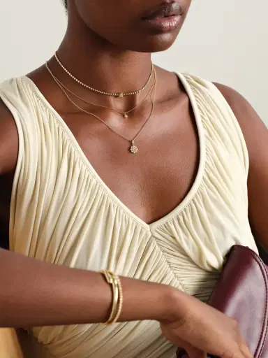 Jennifer Meyer 18-karat Gold Diamond Necklace | Thumbnail 5 Jennifer Meyer 18-karat Gold Diamond Necklace | Thumbnail 5