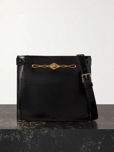 Métier + Fernando Jorge Stowaway Embellished Patent-leather Shoulder Bag | Thumbnail 1 Métier + Fernando Jorge Stowaway Embellished Patent-leather Shoulder Bag | Thumbnail 1