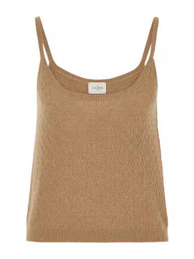 Le Kasha Fregene Pointelle-knit Cashmere Top | Thumbnail 1 Le Kasha Fregene Pointelle-knit Cashmere Top | Thumbnail 1