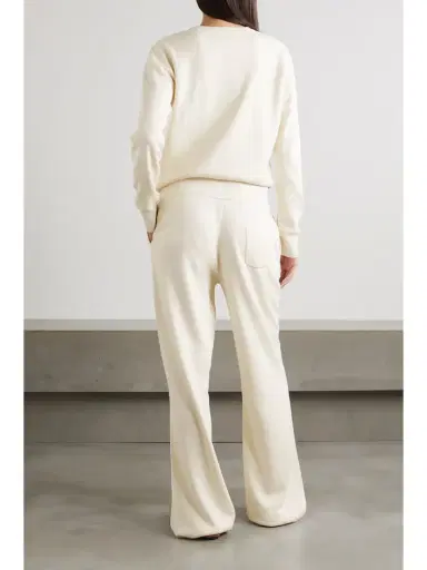 Olivia von Halle Carmel Silk And Cashmere-blend Sweatshirt And Track Pants Set | Thumbnail 4 Olivia von Halle Carmel Silk And Cashmere-blend Sweatshirt And Track Pants Set | Thumbnail 4