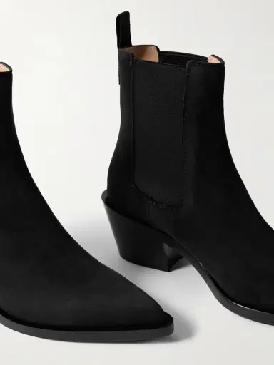 Gianvito Rossi Wylie 45 Suede Chelsea Boots | Thumbnail 4 Gianvito Rossi Wylie 45 Suede Chelsea Boots | Thumbnail 4