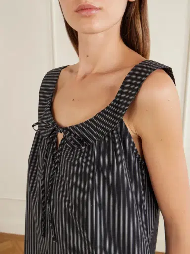 Deiji Studios Striped Organic Cotton-poplin Mini Dress | Thumbnail 4 Deiji Studios Striped Organic Cotton-poplin Mini Dress | Thumbnail 4