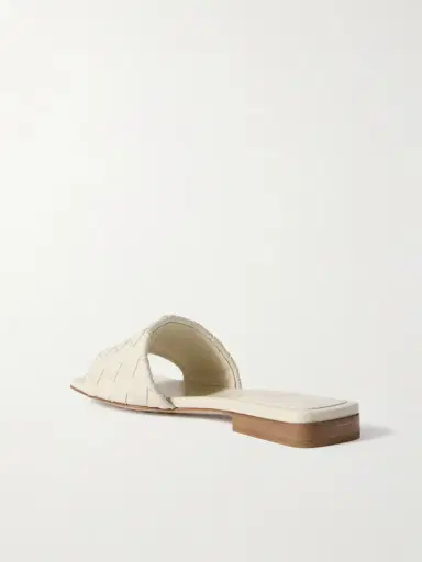 Bottega Veneta Riva Intrecciato Leather Slides | Thumbnail 3 Bottega Veneta Riva Intrecciato Leather Slides | Thumbnail 3