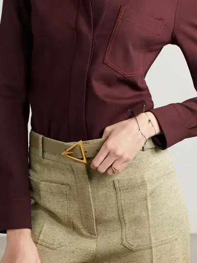 Sydney Evan Initial 14-karat Gold And Cord Bracelet | Thumbnail 5 Sydney Evan Initial 14-karat Gold And Cord Bracelet | Thumbnail 5