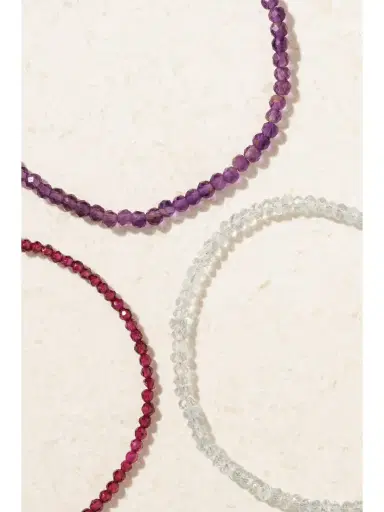 JIA JIA + Net Sustain Birthstone 14-karat Gold Beaded Bracelet | Thumbnail 4 JIA JIA + Net Sustain Birthstone 14-karat Gold Beaded Bracelet | Thumbnail 4