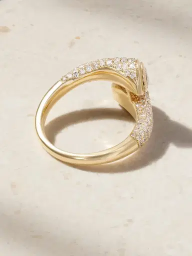 SHAY 18-karat Gold Diamond Pinky Ring | Thumbnail 3 SHAY 18-karat Gold Diamond Pinky Ring | Thumbnail 3