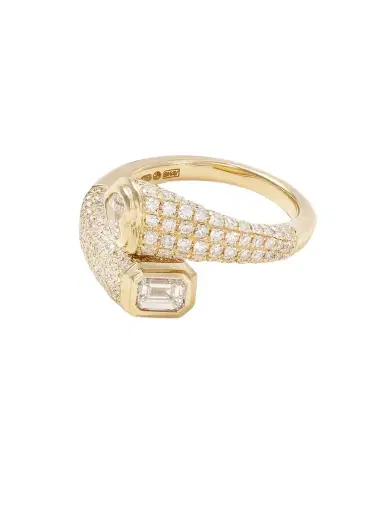 SHAY 18-karat Gold Diamond Pinky Ring | Thumbnail 1 SHAY 18-karat Gold Diamond Pinky Ring | Thumbnail 1