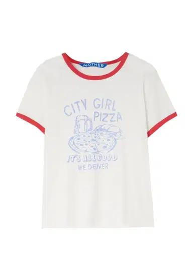 Mother The Lil Goodie Printed Cotton-blend Jersey T-shirt | Thumbnail 1 Mother The Lil Goodie Printed Cotton-blend Jersey T-shirt | Thumbnail 1