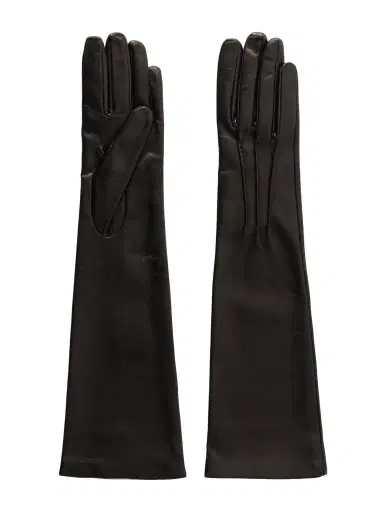 Nour Hammour Leather Gloves | Thumbnail 1 Nour Hammour Leather Gloves | Thumbnail 1