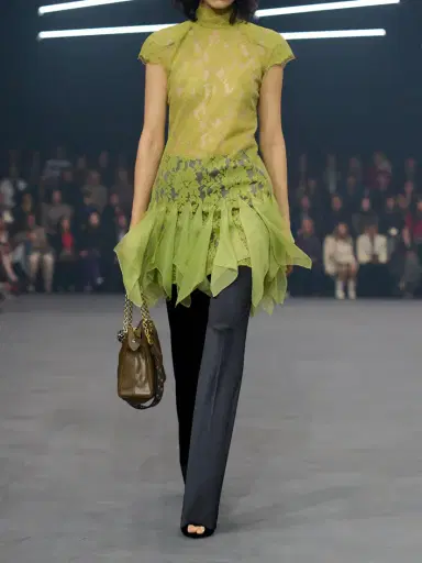 Valentino Garavani Silk-blend Duchesse Straight-leg Pants | Thumbnail 6 Valentino Garavani Silk-blend Duchesse Straight-leg Pants | Thumbnail 6