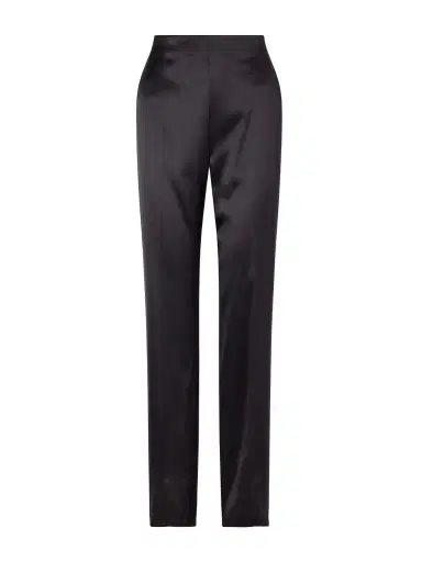Valentino Garavani Silk-blend Duchesse Straight-leg Pants | Thumbnail 1 Valentino Garavani Silk-blend Duchesse Straight-leg Pants | Thumbnail 1