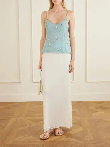 Staud Azzurra Embellished Tulle Top | Thumbnail 2 Staud Azzurra Embellished Tulle Top | Thumbnail 2