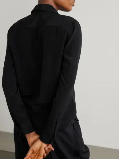 Nili Lotan Gaia Silk Crepe De Chine Shirt | Thumbnail 3 Nili Lotan Gaia Silk Crepe De Chine Shirt | Thumbnail 3