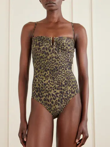 Nili Lotan Embellished Leopard-print Swimsuit | Thumbnail 2 Nili Lotan Embellished Leopard-print Swimsuit | Thumbnail 2