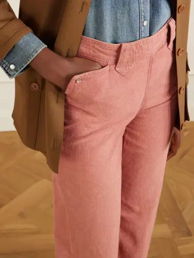 RRL Billie Cotton And Linen-blend Flared Pants | Thumbnail 5 RRL Billie Cotton And Linen-blend Flared Pants | Thumbnail 5