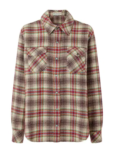 God’s True Cashmere Balance Checked Cashmere Shirt | Thumbnail 1 God’s True Cashmere Balance Checked Cashmere Shirt | Thumbnail 1