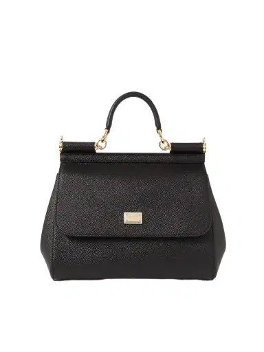 Dolce & Gabbana Sicily Medium Textured-leather Tote | Thumbnail 1 Dolce & Gabbana Sicily Medium Textured-leather Tote | Thumbnail 1