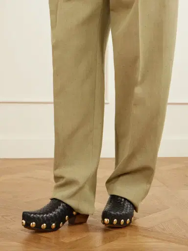 Bottega Veneta Gondola Studded Intrecciato Leather Clogs | Thumbnail 2 Bottega Veneta Gondola Studded Intrecciato Leather Clogs | Thumbnail 2