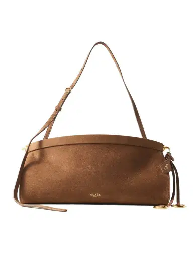 Alaïa Click Medium Nubuck Shoulder Bag | Thumbnail 1 Alaïa Click Medium Nubuck Shoulder Bag | Thumbnail 1