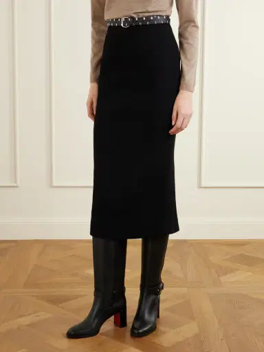 Christian Louboutin Dianouchette Botta 70 Buckled Leather Knee Boots | Thumbnail 2 Christian Louboutin Dianouchette Botta 70 Buckled Leather Knee Boots | Thumbnail 2