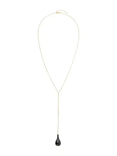 TOTEME Gold-plated, Onyx And Swarovski Crystal Necklace | Thumbnail 1 TOTEME Gold-plated, Onyx And Swarovski Crystal Necklace | Thumbnail 1